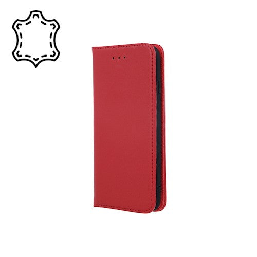 Ümbris kaanega Smart Pro Nahast Samsung A405/ Galaxy A40 (tumepunane)