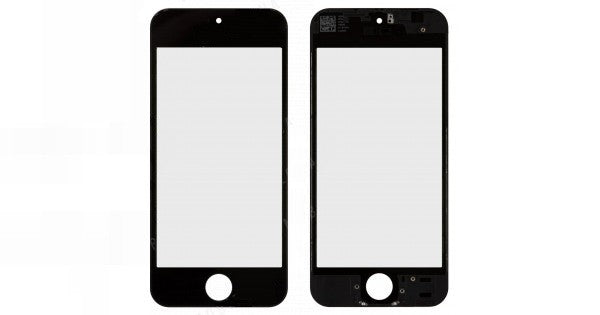 Varuosa Iphone 5s/SE ekraani klaas (must) — SkyMobile e-pood