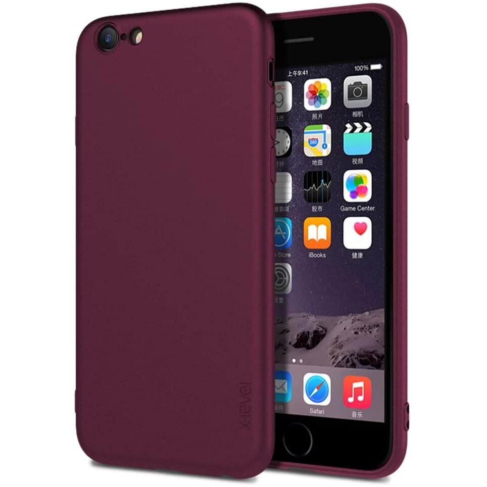 Silikoon X-Level Guardian iPhone 13 (viinamari) — SkyMobile e-pood