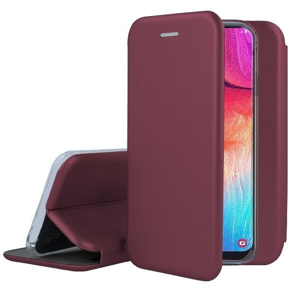 Ümbris kaanega Book Elegance Xiaomi Redmi Note 9 (viinamari) — SkyMobile e-pood