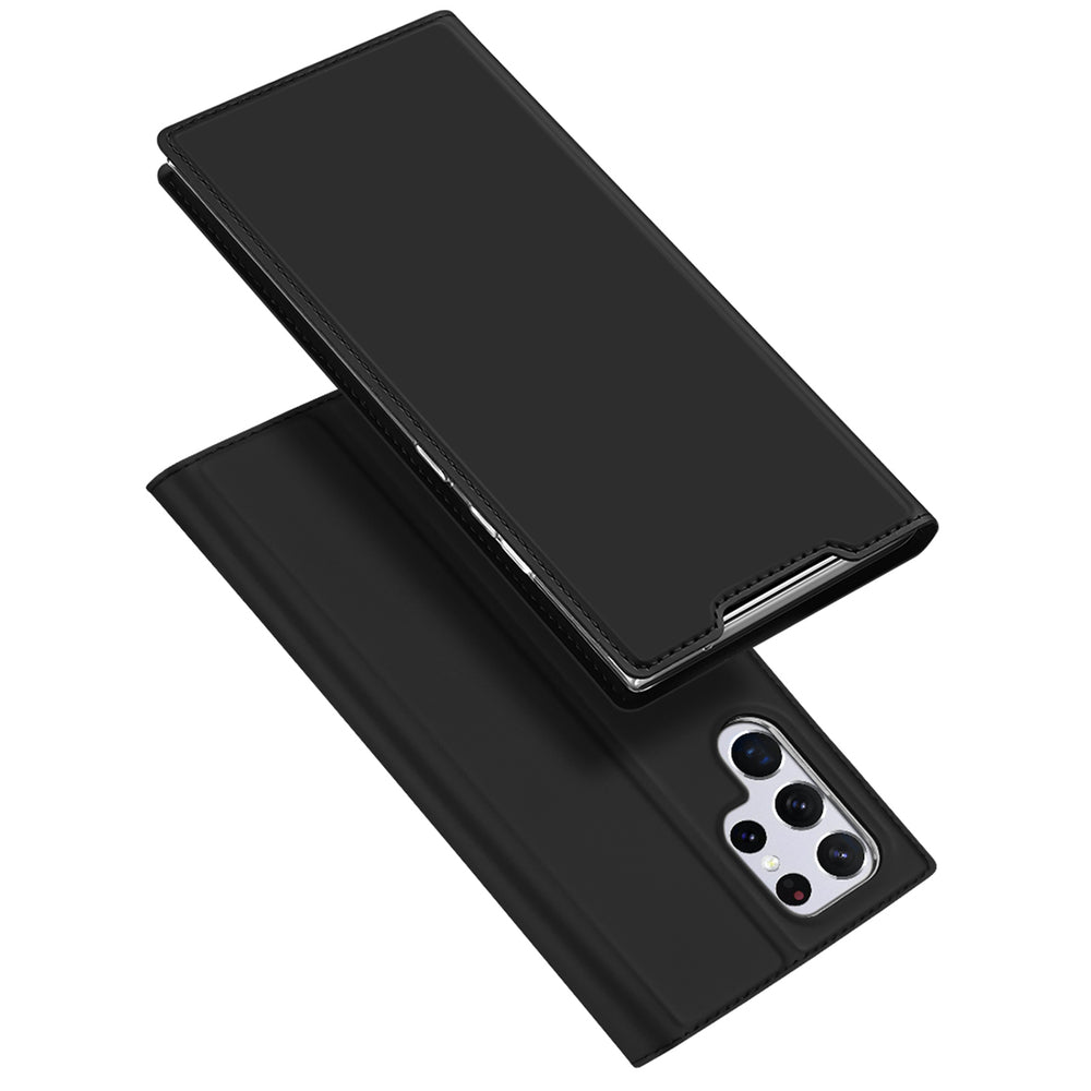 Ümbris kaanega Dux Ducis Skin Pro Samsung Galaxy S22 Ultra (must) — SkyMobile e-pood