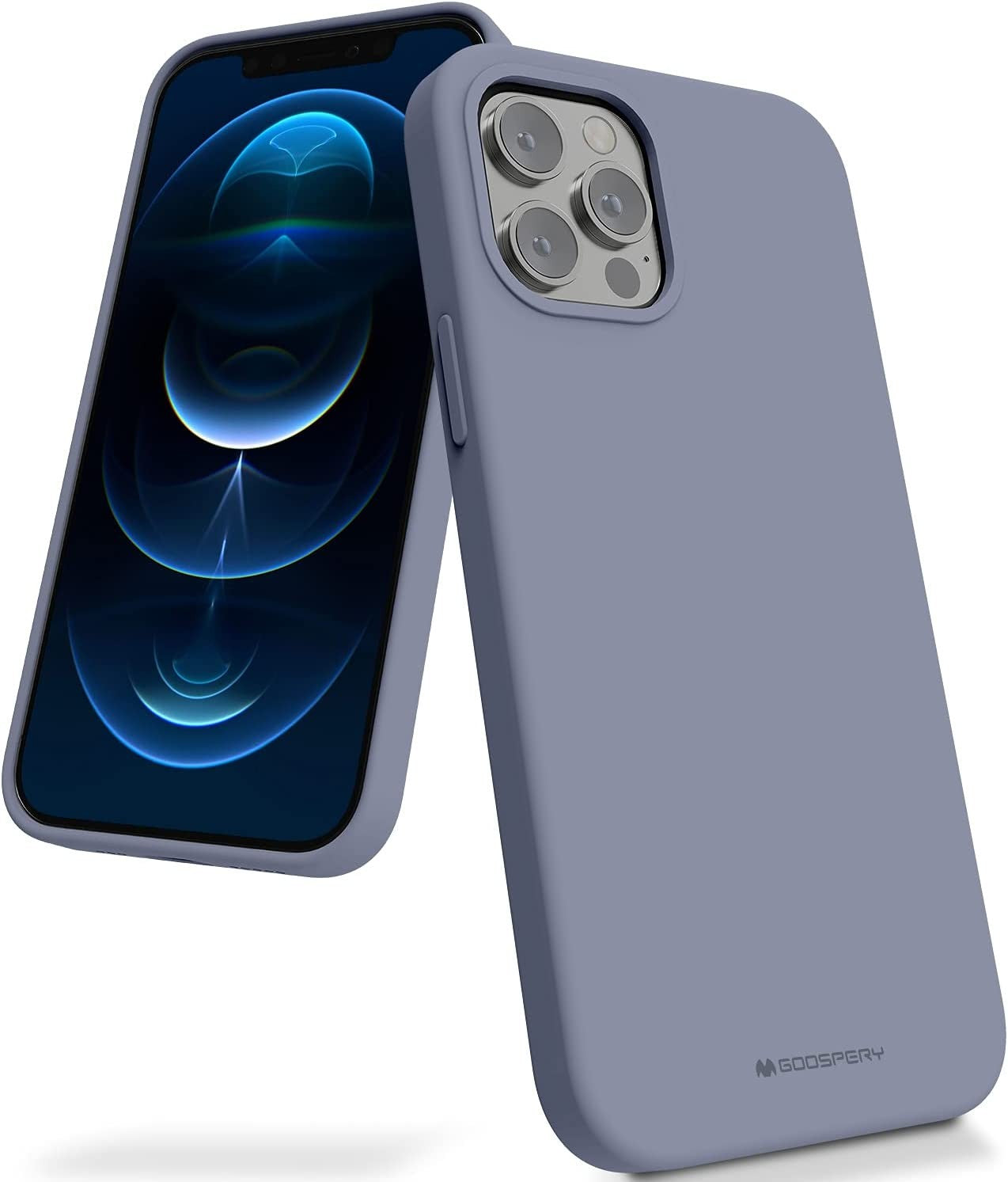 Silikoon Mercury Silicone iPhone 12 / 12 Pro (lavendli hall) — SkyMobile e-pood