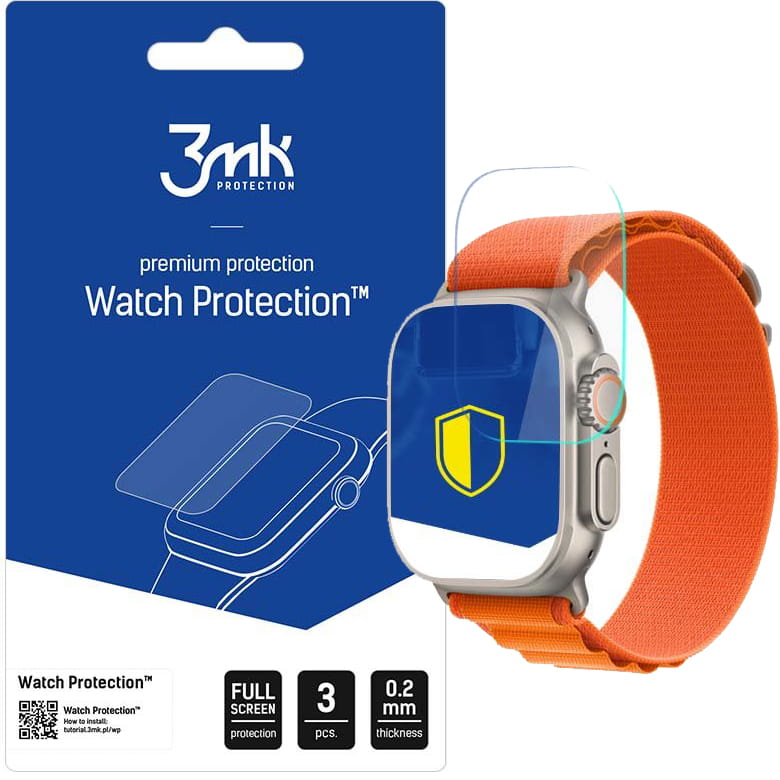 Kaitseklaas 3mk Flexible Glass Apple Watch Ultra 49mm