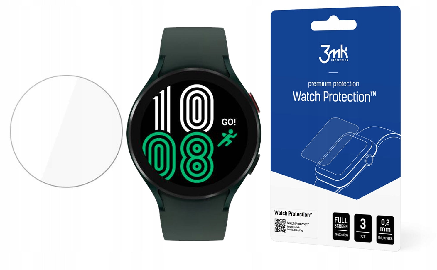 Kaitseklaas 3MK Flexible Glass Samsung Watch 6 44mm