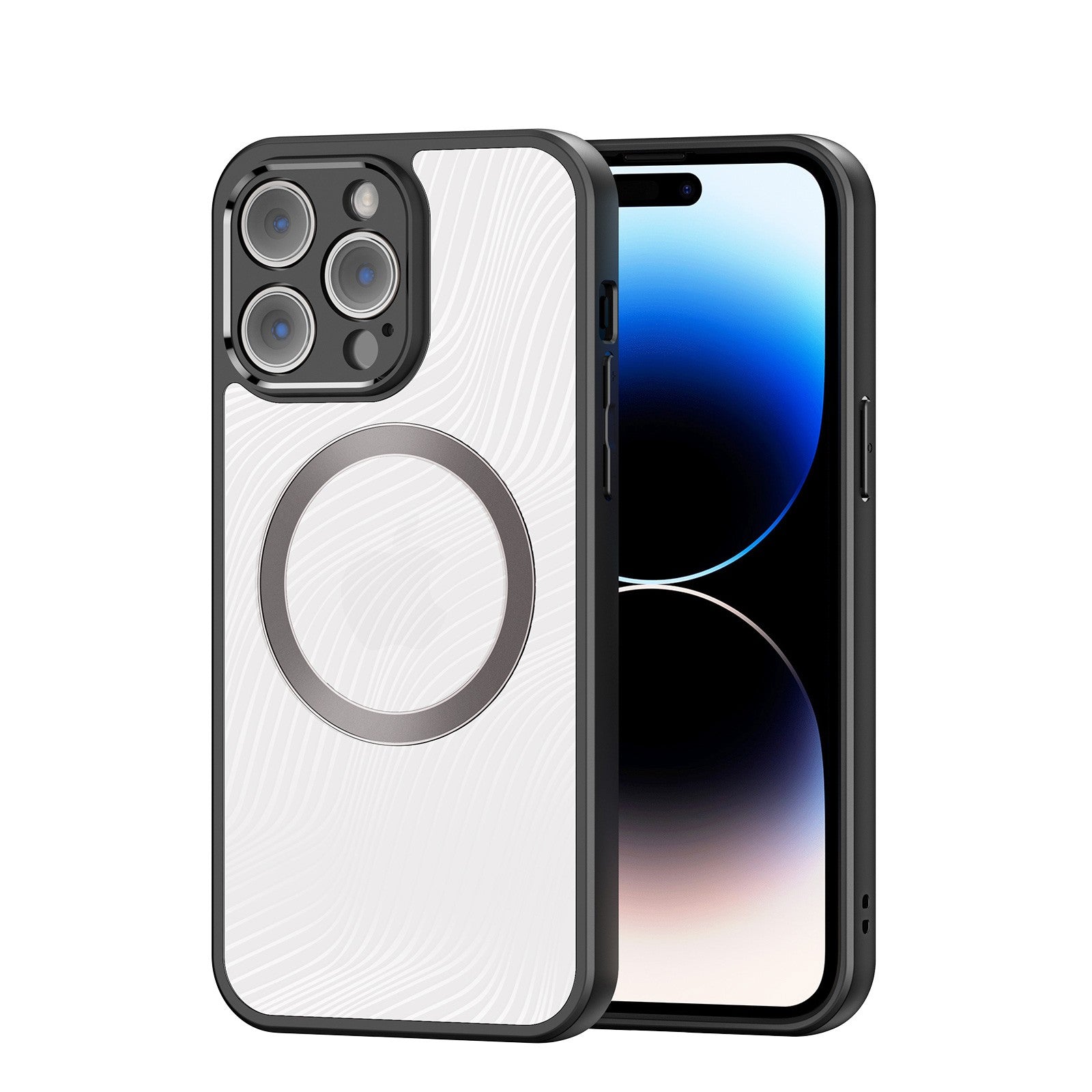 Ümbris Dux Ducis Aimo Mag iPhone 12 (läbipaistev / must) — SkyMobile e-pood