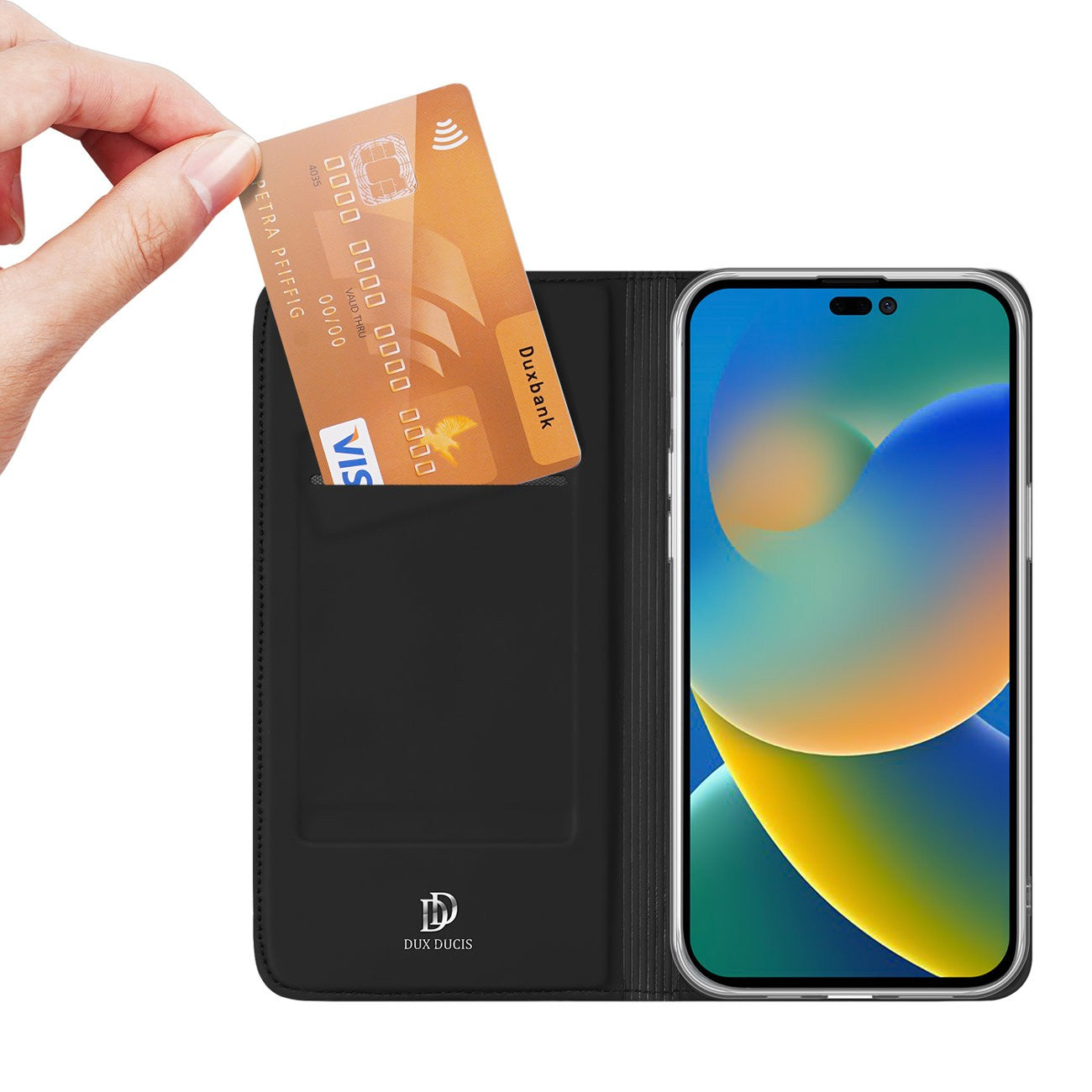 Ümbris kaanega Dux Ducis Skin Pro Xiaomi Redmi Note 12 / Note 12 4G (must) — SkyMobile e-pood