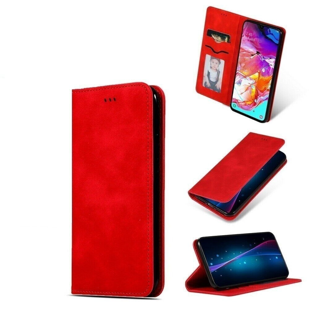 Ümbris kaanega "Business Style" Xioami Redmi Note 13 Pro Plus 5G (punane)