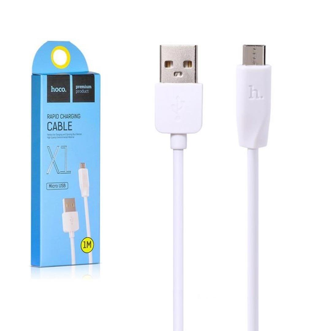 USB juhe Hoco X1 Micro USB 1m valge — SkyMobile e-pood
