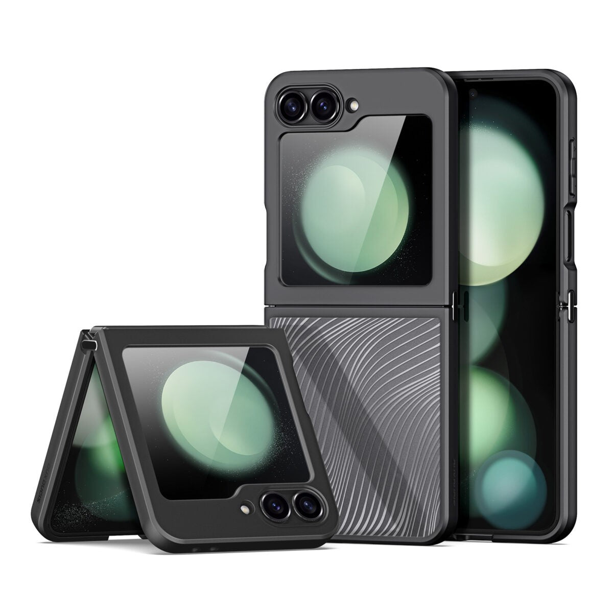 Ümbris Dux Ducis Aimo Samsung Galaxy Z Flip 6 (läbipaistev / must) — SkyMobile e-pood