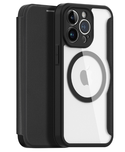 Ümbris kaanega Dux Ducis Skin X Pro Apple iPhone 15 Pro (must) — SkyMobile e-pood