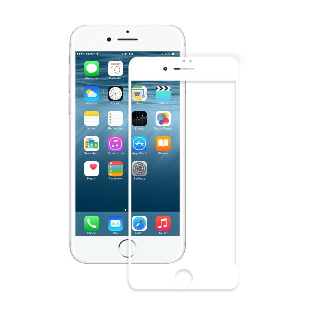 Kaitseklaas Full Glue iPhone 6 Plus/ iPhone 6s Plus (valge)