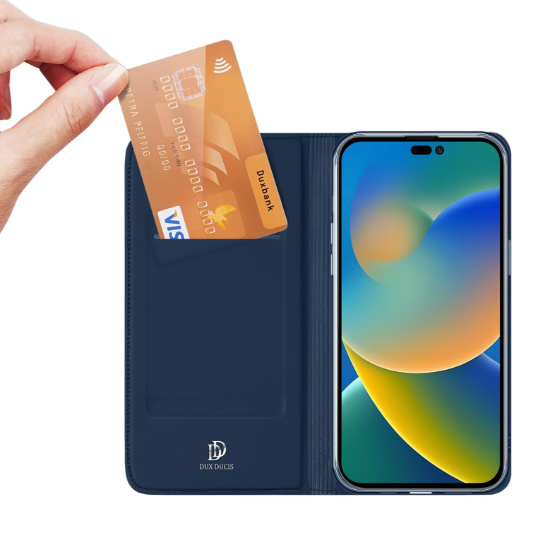 Ümbris kaanega Dux Ducis "Skin Pro" Samsung Galaxy A346 / A34 5G (tumesinine) — SkyMobile e-pood