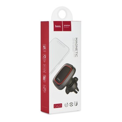 Telefoni hoidik autosse Hoco CA23 (must) — SkyMobile e-pood