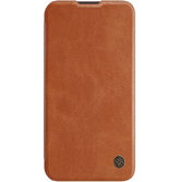 Ümbris kaanega Nillkin Qin Pro Leather Samsung S23 FE (pruun)