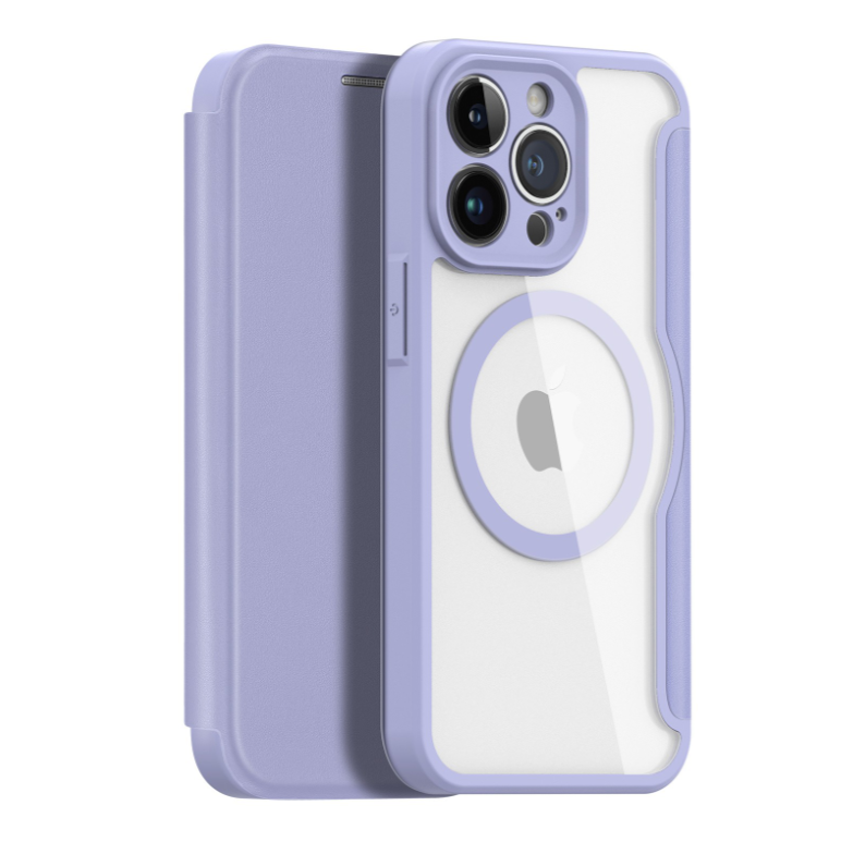 Ümbris kaanega Dux Ducis Skin X Pro iPhone 15 Plus (lilla) — SkyMobile e-pood