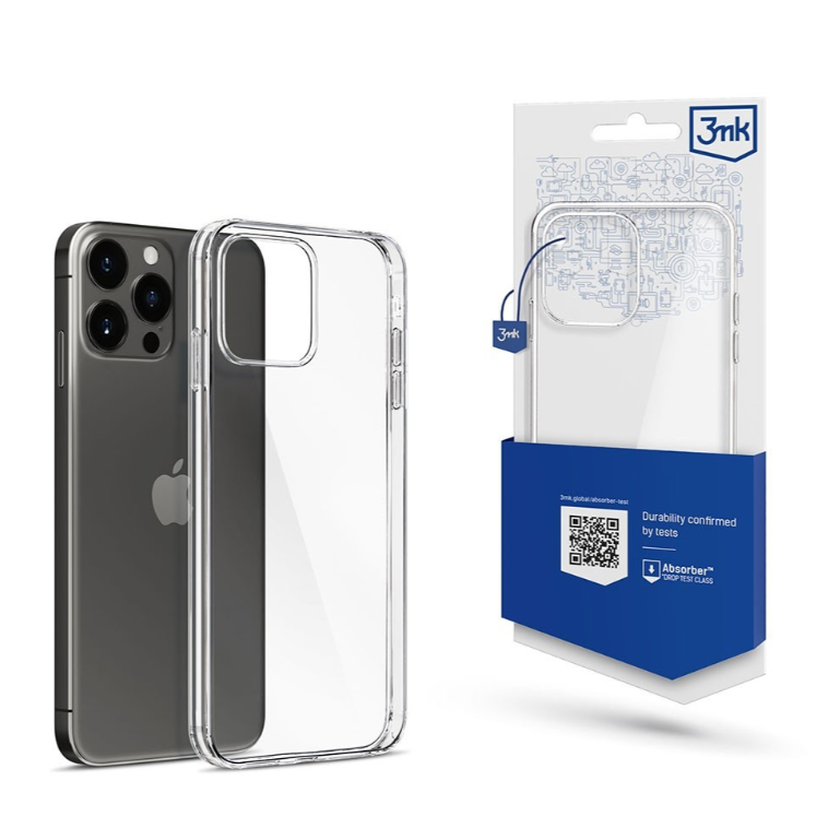 Silikoon 3mk Clear Case 1,2mm Apple iPhone 16 Pro (läbipaistev) — SkyMobile e-pood