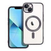 Ümbris MagSafe Electro Mag iPhone 16 (läbipaistev/must)