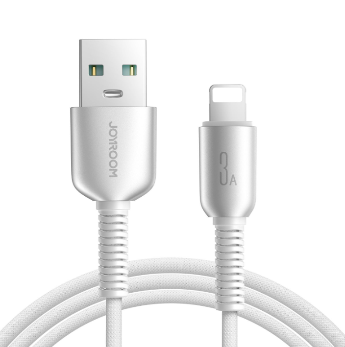 Juhe Joyroom S-A51 USB to Lightning 3A 1.2m (helehall) — SkyMobile e-pood