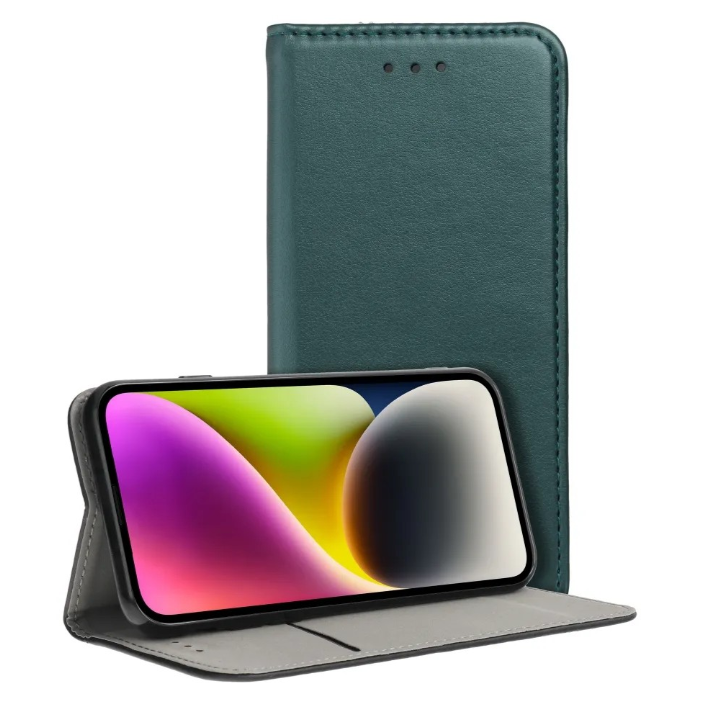 Ümbris kaanega Smart Magnetic Samsung A165 A16 4G / A166 A16 5G (tumeroheline) — SkyMobile e-pood