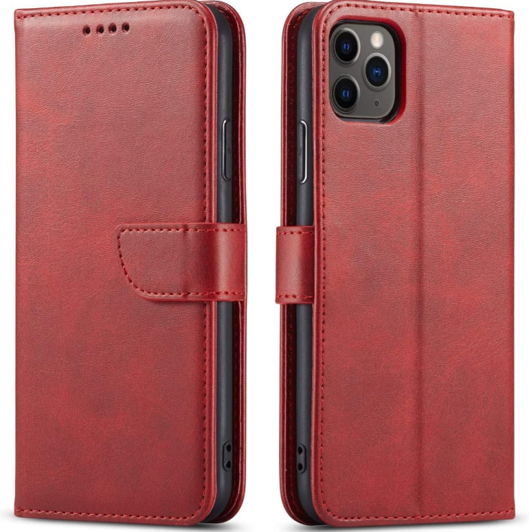 Ümbris kaanega Wallet Case Xiaomi Redmi 14C Redmi A4 Poco C75 (punane) — SkyMobile e-pood