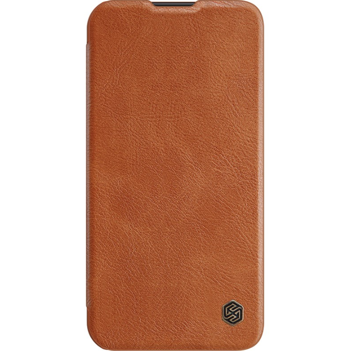 Ümbris Nillkin Qin Pro Leather iPhone 14 Pro Max (pruun) — SkyMobile e-pood