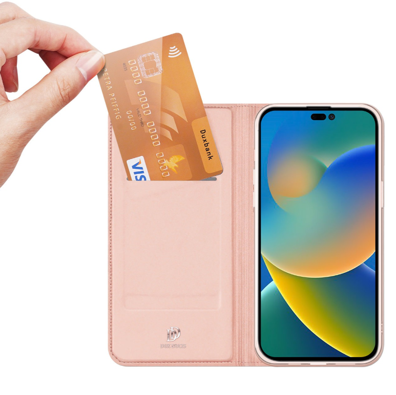 Ümbris kaanega Dux Ducis Skin Pro Samsung S25 Ultra (roosakuld) — SkyMobile e-pood