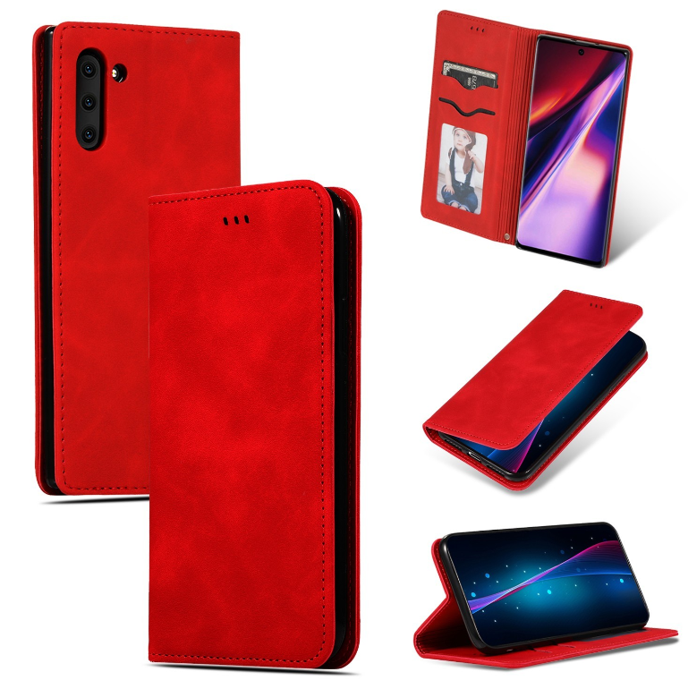 Ümbris kaanega Business Style Samsung S931 S25 (punane) — SkyMobile e-pood