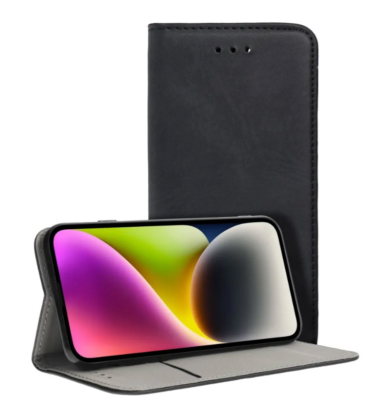 Ümbris kaanega Smart Magnet Samsung A36 A56 5G (must) — SkyMobile e-pood