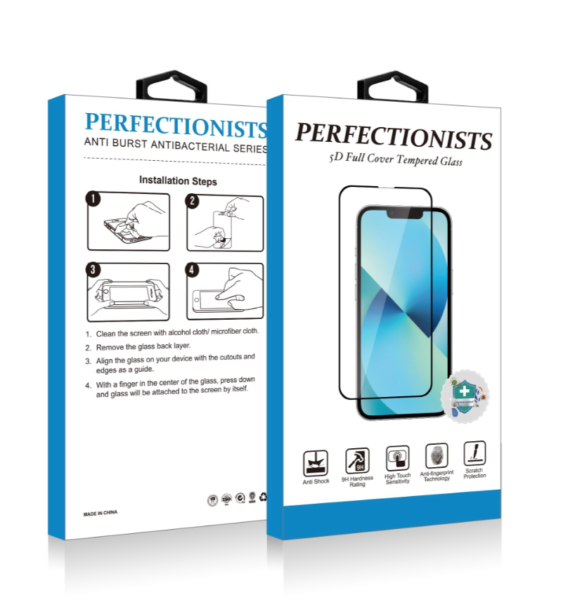 Kaitseklaas 5D Perfectionists Apple iPhone 14 Pro 15 iPhone 16 (must) — SkyMobile e-pood