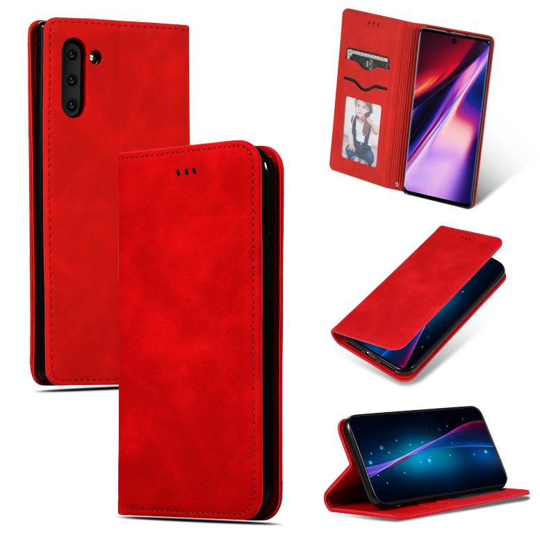 Ümbris kaanega Business Style Xiaomi Redmi Note 14 Pro Plus 5G (punane) — SkyMobile e-pood
