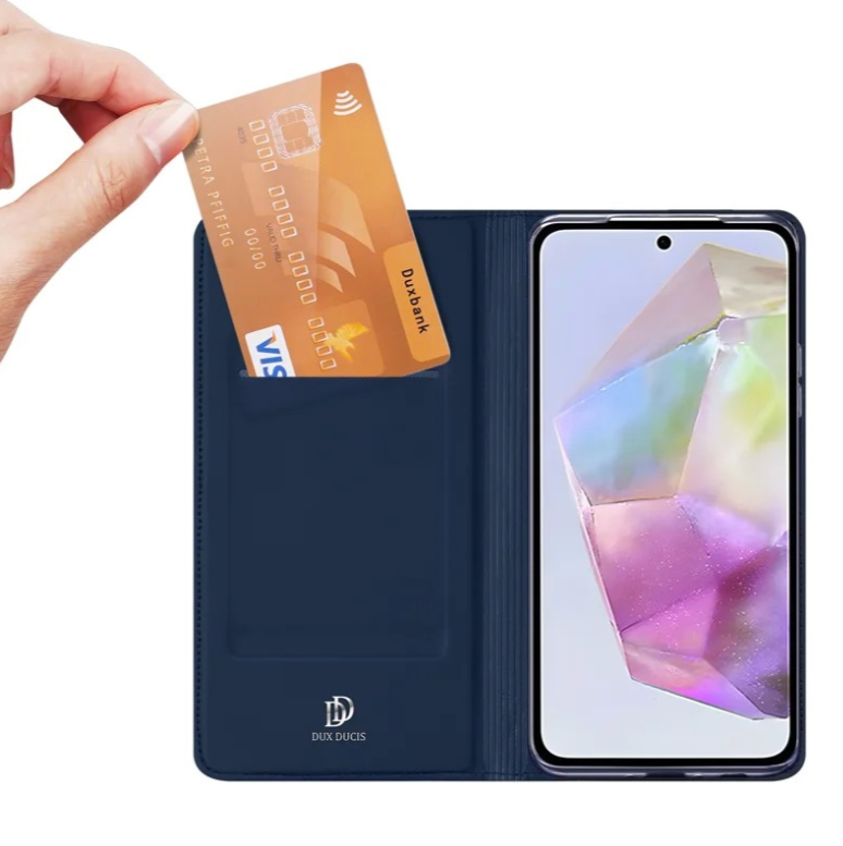 Ümbris kaanega Dux Ducis Skin Pro Samsung A36 5G A56 5G (tumesinine) — SkyMobile e-pood