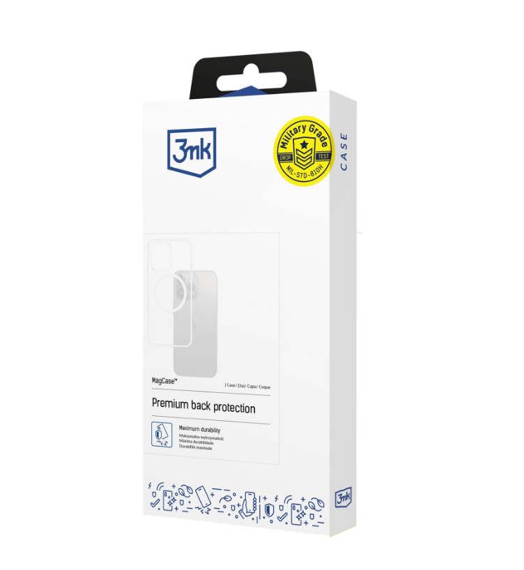 Silikoon 3mk Clear MagSafe Case Apple iPhone 16e (läbipaistev) — SkyMobile e-pood