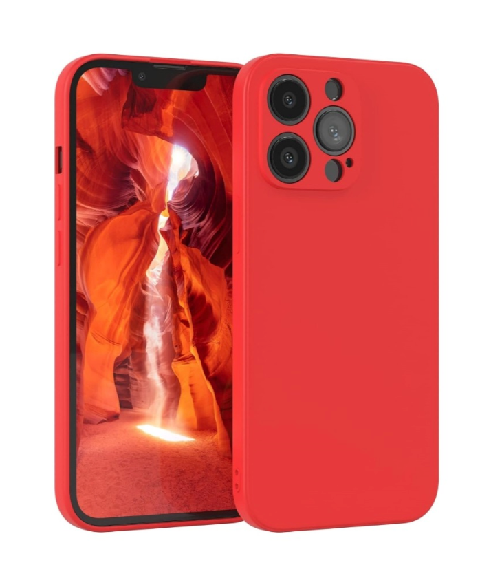 Silikoon Liquid Silicone 1.5mm Xiaomi Redmi 14C Redmi A4 Poco C75 (punane) — SkyMobile e-pood