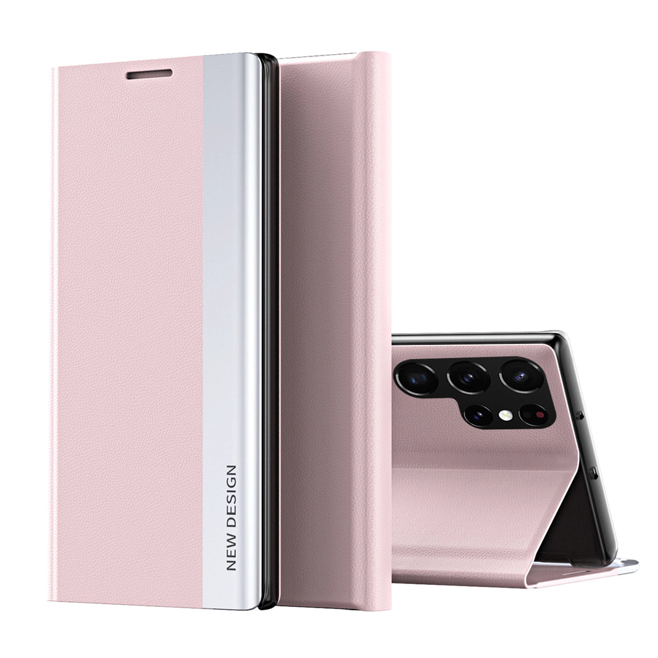 Ümbris kaanega Sleep Case Pro Samsung S25 Ultra (roosa)