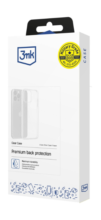 Silikoon 3mk Clear 1,2mm Xiaomi Redmi Note 14 5G (läbipaistev) — SkyMobile e-pood