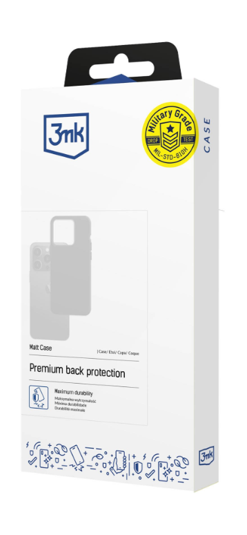 Silikoon 3mk Matt Case Xiaomi Redmi 13C 5G (must) — SkyMobile e-pood