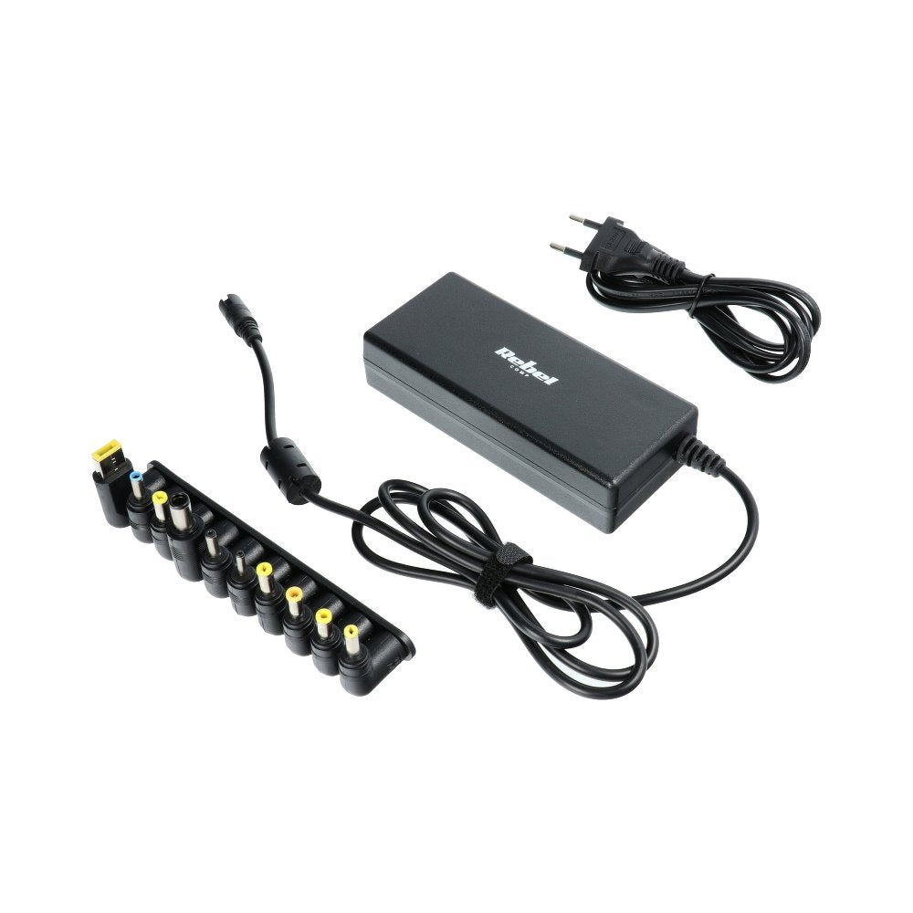 Laadija REBEL laptopile, 90W, 18-20V (must) — SkyMobile e-pood