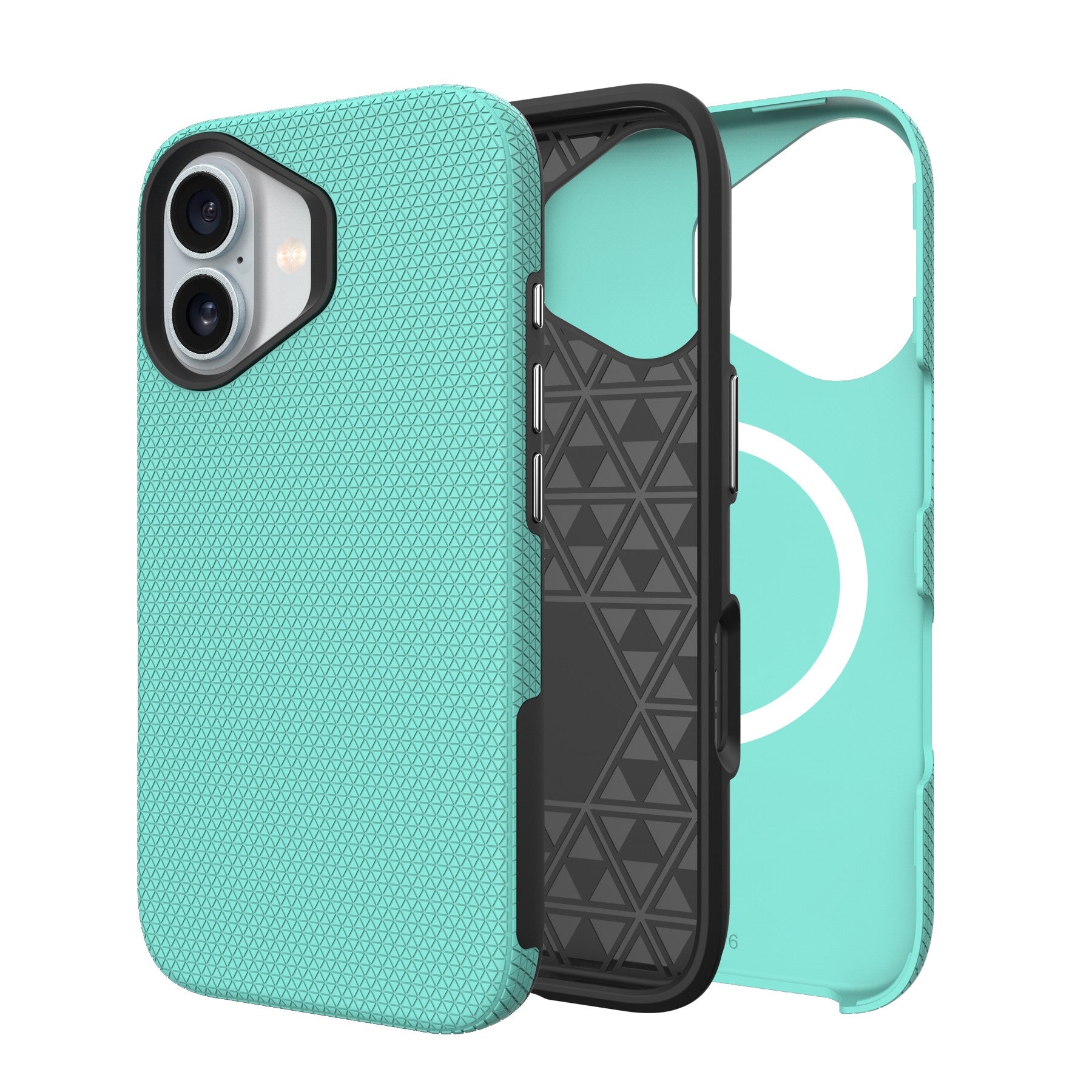 Ümbris Perfectionists Triangle Mag Case iPhone 13 14 (roheline) — SkyMobile e-pood