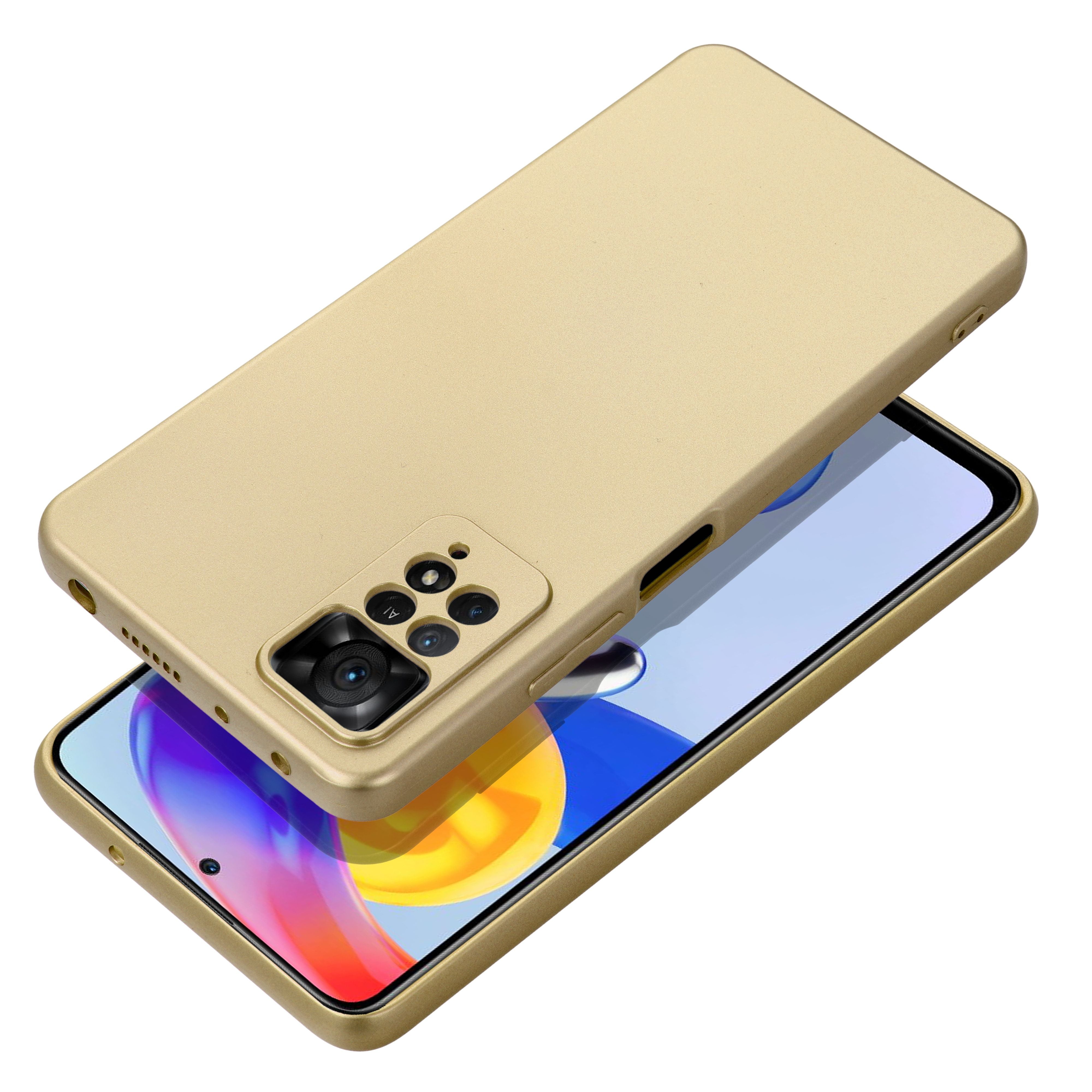 Silikoon Metallic Iphone 14 Pro Max (kuldne)