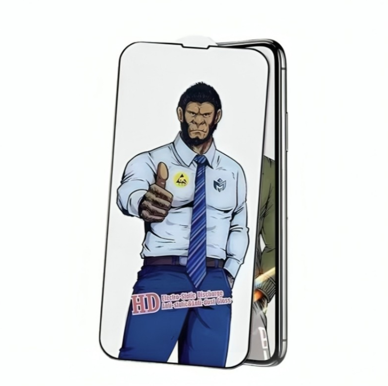 Kaitseklaas Mr. Monkey Anti-Static Full Glue Samsung S25 Ultra (must) — SkyMobile e-pood