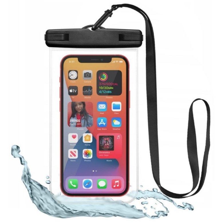 Kaitseümbris veekindel Tech-Protect (must) — SkyMobile e-pood