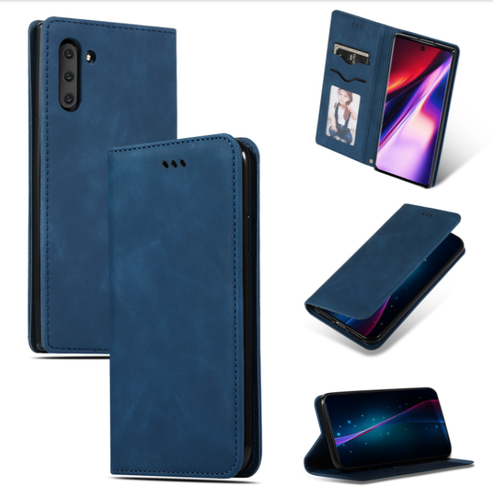 Ümbris kaanega Business Style Samsung S23 FE (sinine) — SkyMobile e-pood