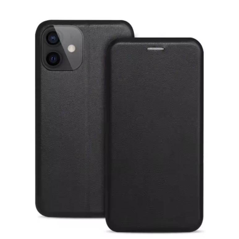 Ümbris kaanega Book Elegance Xiaomi Redmi Note 12 / Note 12 4G (must) — SkyMobile e-pood