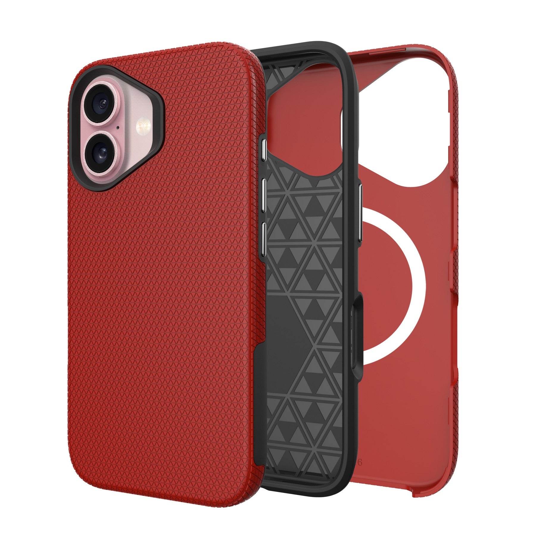 Ümbris Perfectionists Triangle Mag Case iPhone 11 (punane) — SkyMobile e-pood