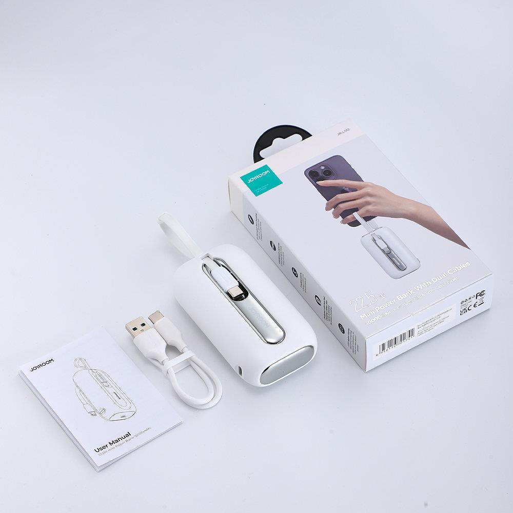 Akupank Joyroom mini JR-L012 10000mAh 22.5W (valge) — SkyMobile e-pood