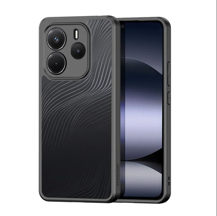 Ümbris Dux Ducis Aimo Xiaomi Redmi Note 14 4G läbipaistev must — SkyMobile e-pood