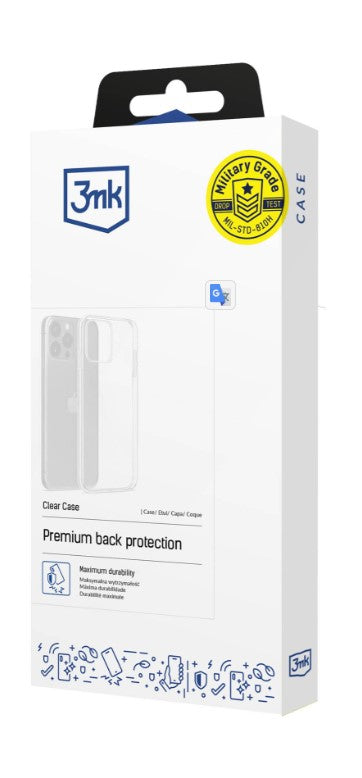 Silikoon 3mk Clear Case 1.2mm Samsung S24 FE läbipaistev — SkyMobile e-pood