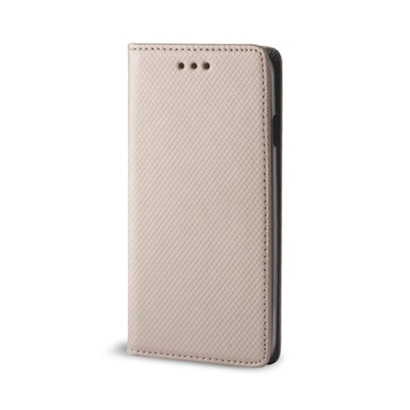 Ümbris kaanega Smart Magnet Huawei P40 (kuldne)