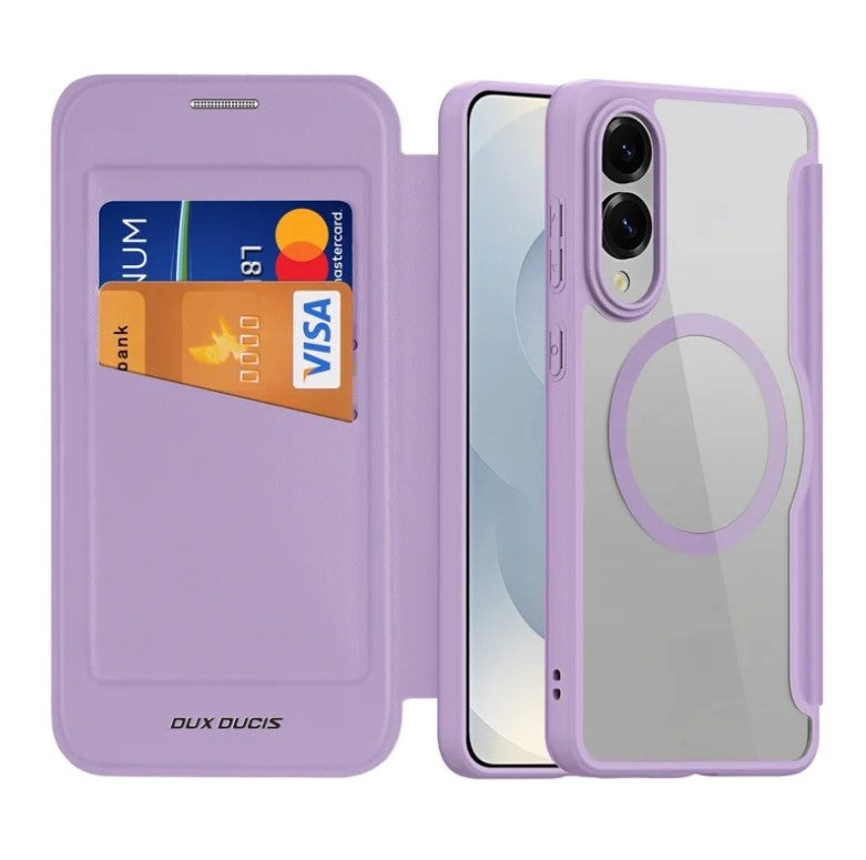 Ümbris kaanega Dux Ducis Skin X Pro Samsung S25 Edge lilla — SkyMobile e-pood