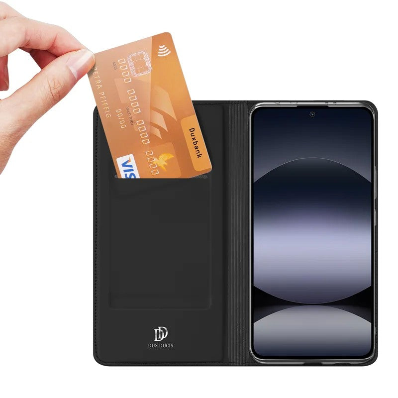 Ümbris kaanega Dux Ducis Skin Pro Xiaomi Redmi Note 14 4G must — SkyMobile e-pood